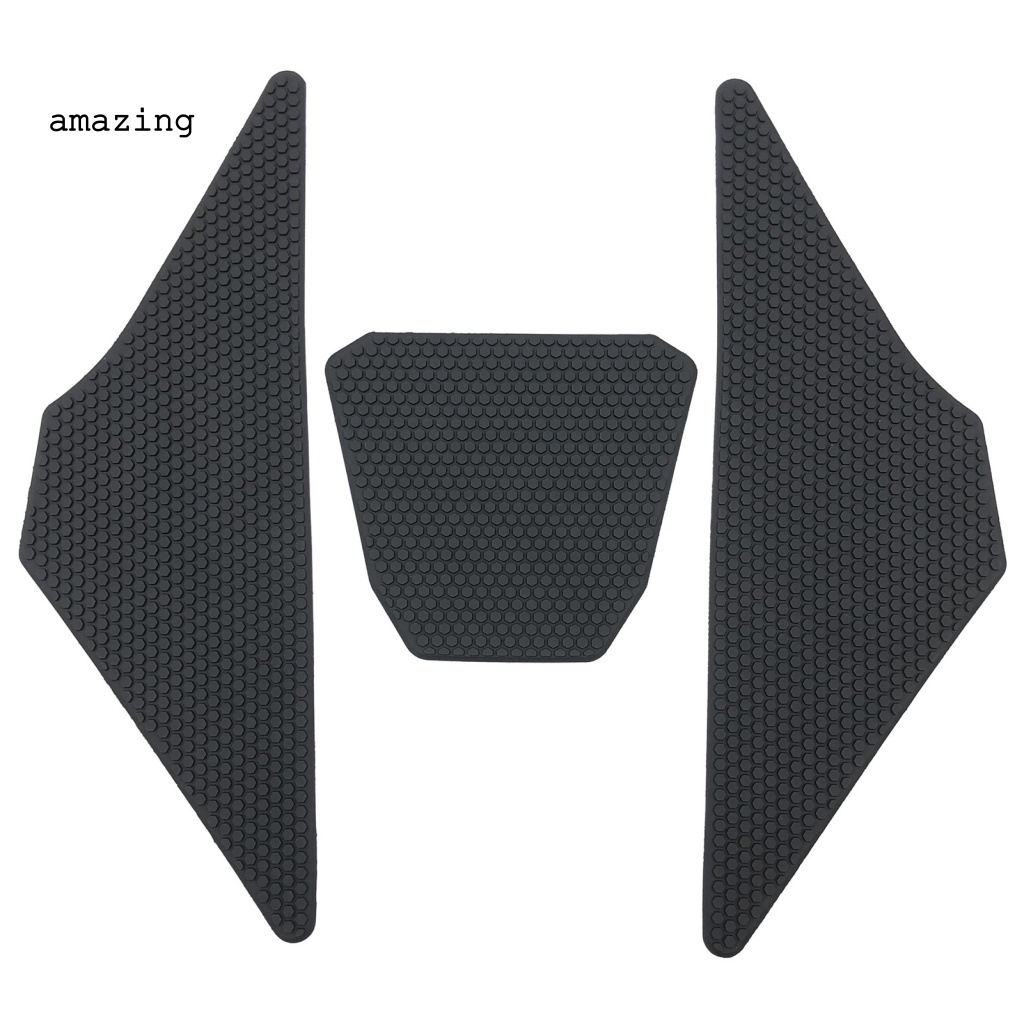 Set 3 Miếng Dán Trang Trí Bình Nhiên Liệu Chống Trượt Màu Đen Cho GOLDWING 1800 (18-22)
