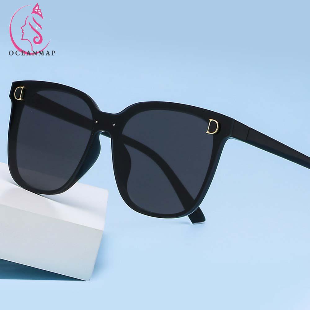 Kính Mát Gọng Chữ D Chống Tia Cực Tím Thời Trang Cho Nữ