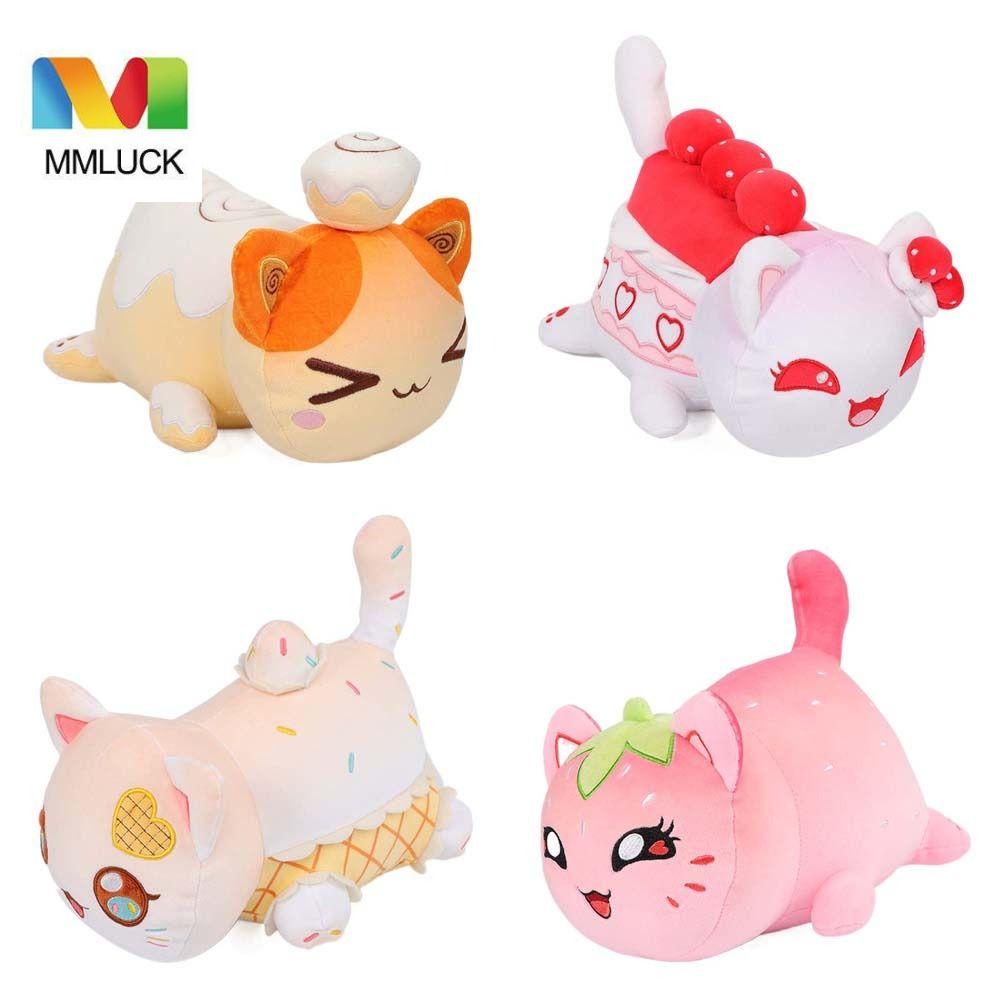 Mmluck Aphmau Gối Ôm Nhồi Bông Hình Bánh Hamburger Khoai Tây Chiên Aphmau Quà Tặng Sinh Nhật Kawaii