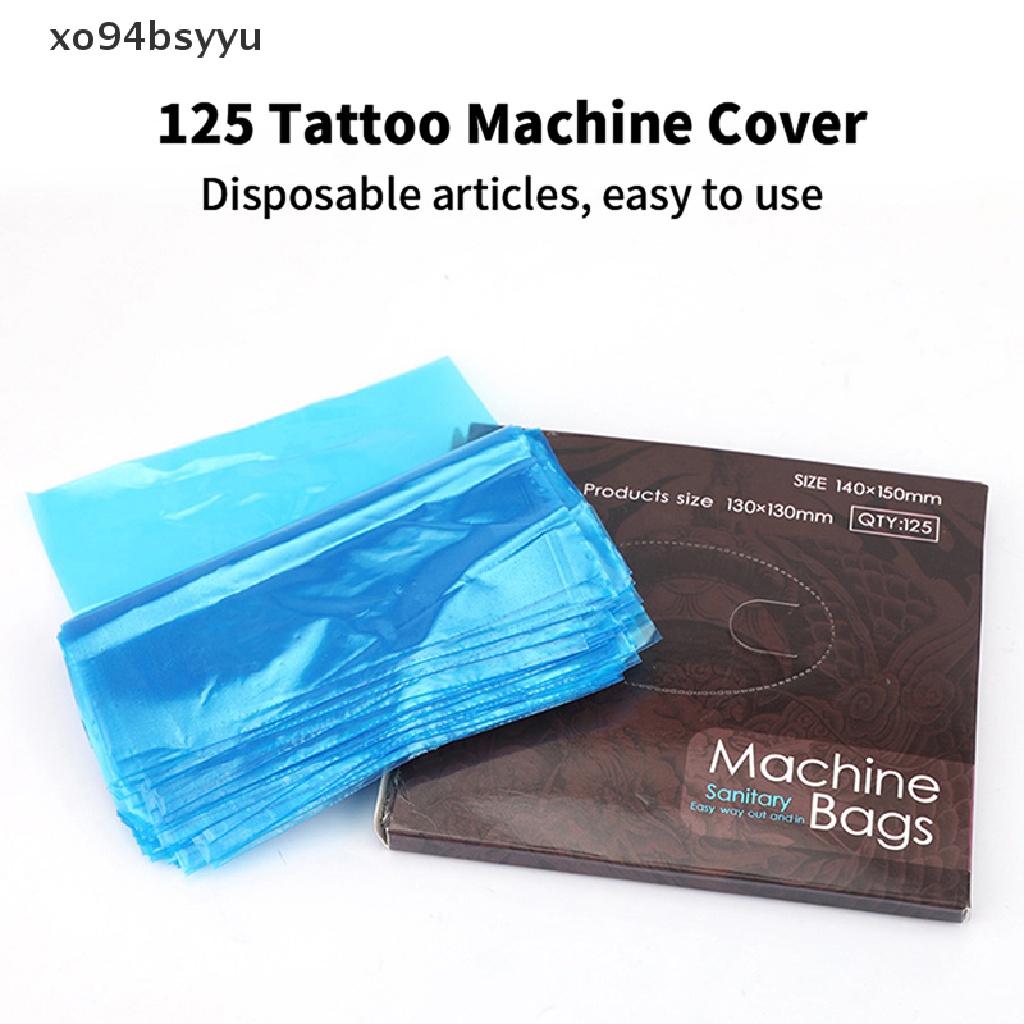 Set 125 Túi Bọc Máy Xăm Dùng Một Lần Xo94Bsyu