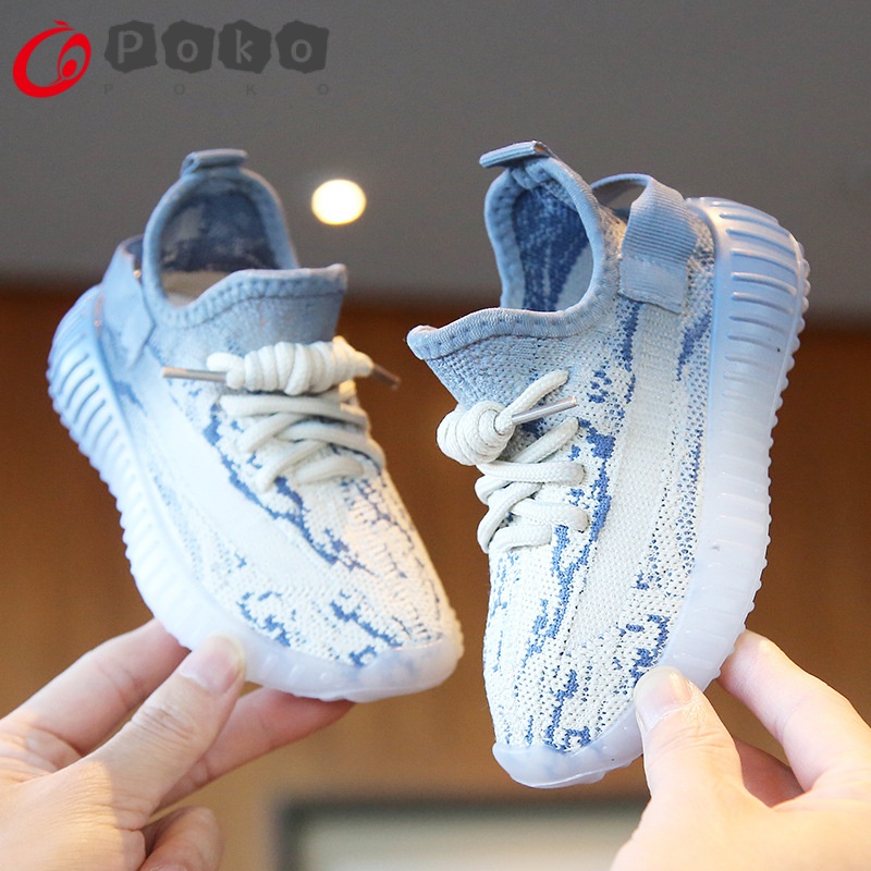 Giày Thể Thao Đế Mềm Phối Lưới Thoáng Khí Thời Trang Xuân Thu 2023 Cho Bé