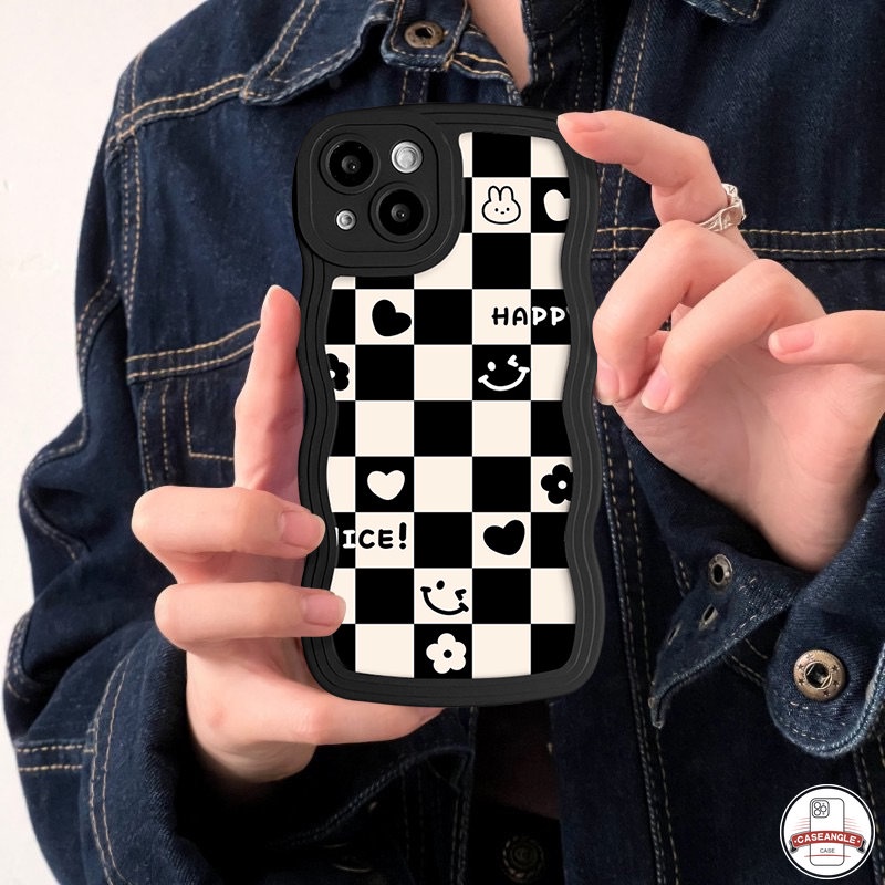 Ốp Điện Thoại Tpu Viền Lượn Sóng Hình Gấu / Trái Tim Cho iPhone 6s 6 7 8 14 Plus 11 14 13 12 Pro Max 7Plus XR X XS Max SE 2020