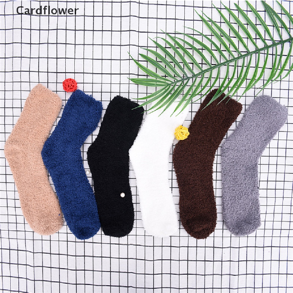 < Cardflower > Vớ Cashmere Siêu Ấm Mùa Đông Cực Kỳ Ấm Áp Ngủ Trên Sàn Nhà Cho Nam Và Nữ Bán Chạy