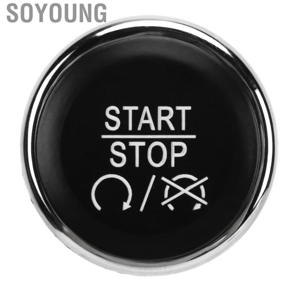 Soyoung Push Start Button  Car Ignition Switch 33370101 Keyless Reliable Wide Fitment for