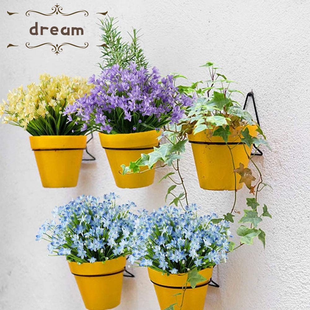 【DREAMLIFE】Artificial Orchids Decoration Faux Silk Fencing Floral Tributes Bouquet