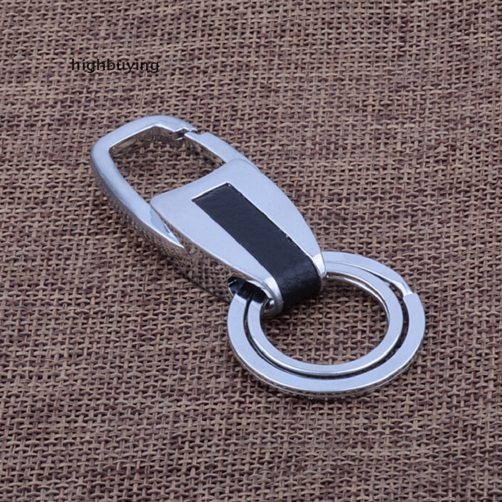 Móc Chìa Khóa Da Và Kim Loại Thời Trang Cho Nam