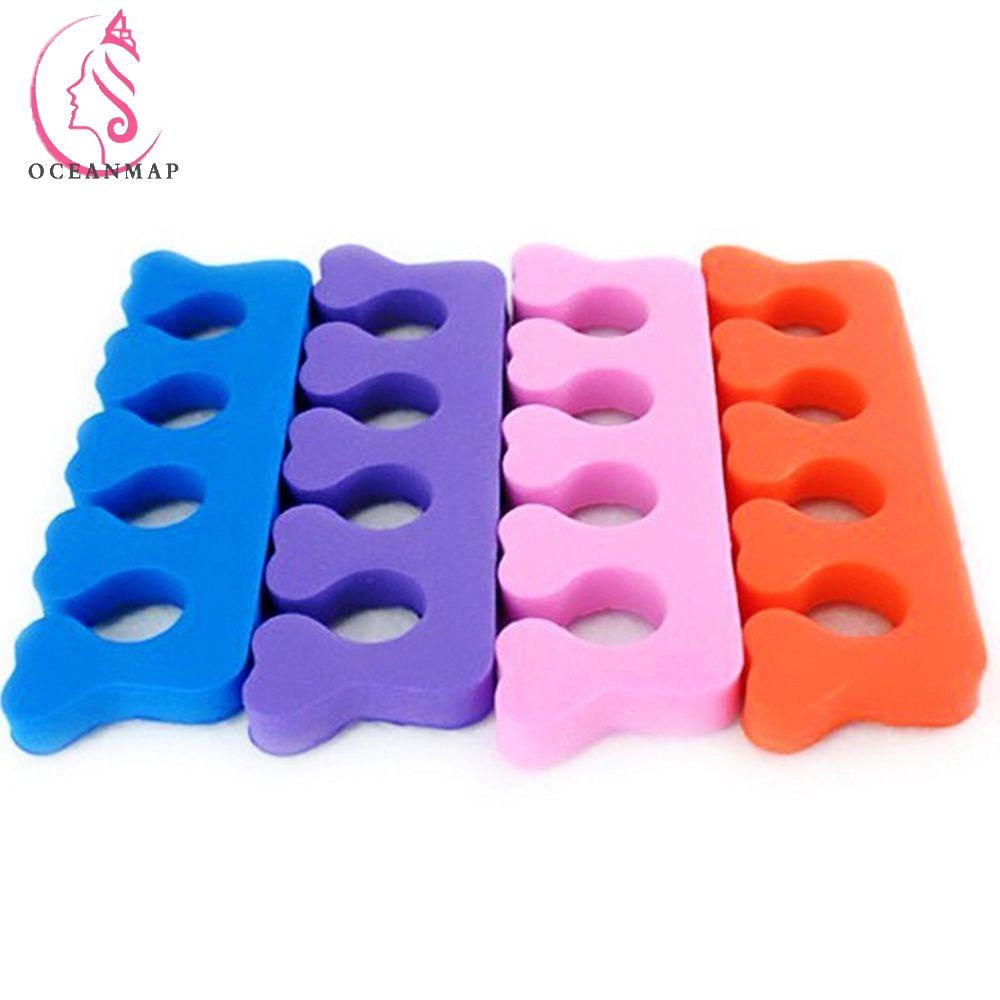 [Hàng mới về] Set 5 cặp miếng xốp tách ngón tay hỗ trợ làm móng nghệ thuật tiện lợi