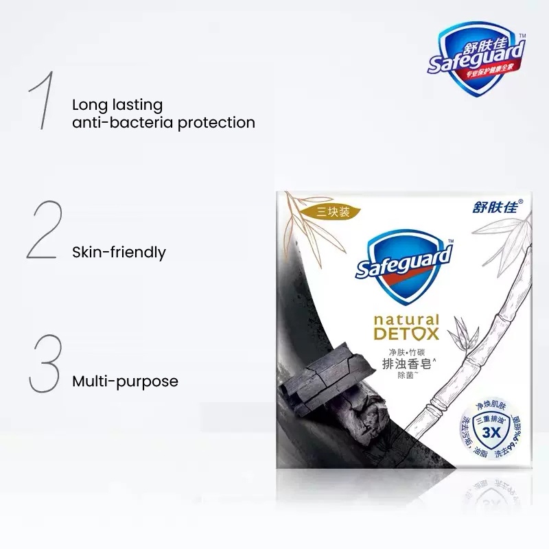 Set 3 Xà Phòng Rửa Tay Thải Độc An Toàn Cho Gia Đình 108G