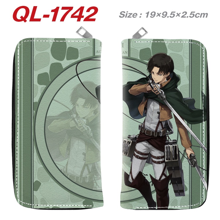 Ví Dài Có Khóa Kéo In Hình Attack On Titan Eren Jaeger Thời Trang Cho Nam Và Nữ