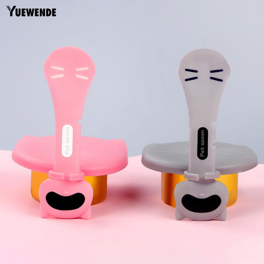 Bộ Muỗng Và Nắp Đậy Chống Rò Rỉ Dùng Để Ăn Uống Dành Cho Thú Cưng