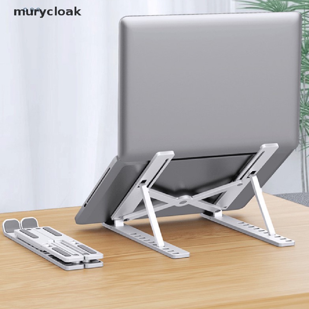 Phụ Kiện Chuyên Dụng Dành Cho Mur# Giá Đỡ Laptop / Notebook / Máy Tính Bảng Bằng Nhựa Có Thể Gấp Gọn Tiện Dụng