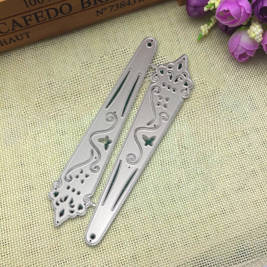 Kfr KFR✧Khuôn Cắt Giấy Kim Loại Hình Quạt DIY Có Thể Tái Sử Dụng