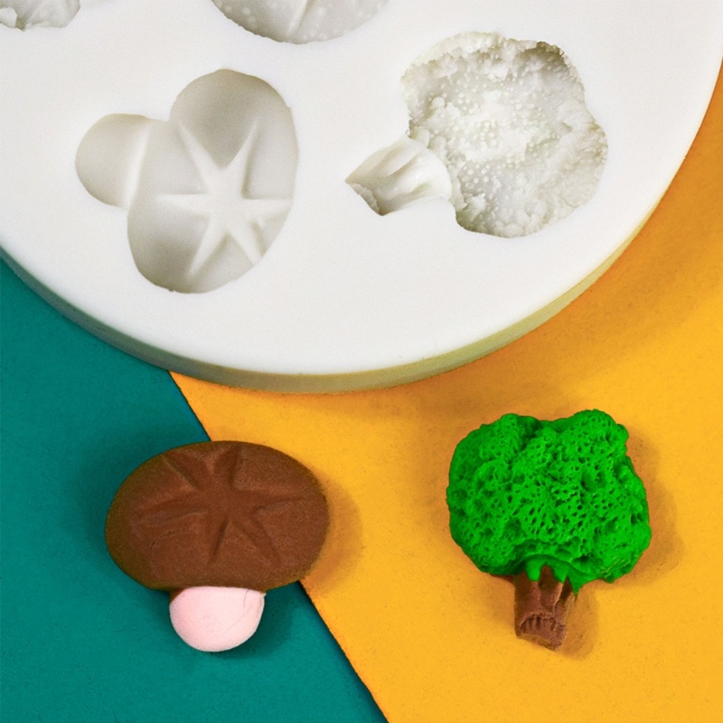 Khuôn Silicone Làm Bánh Tạo Hình Hoa Và Trái Cây Độc Đáo Tiện Dụng