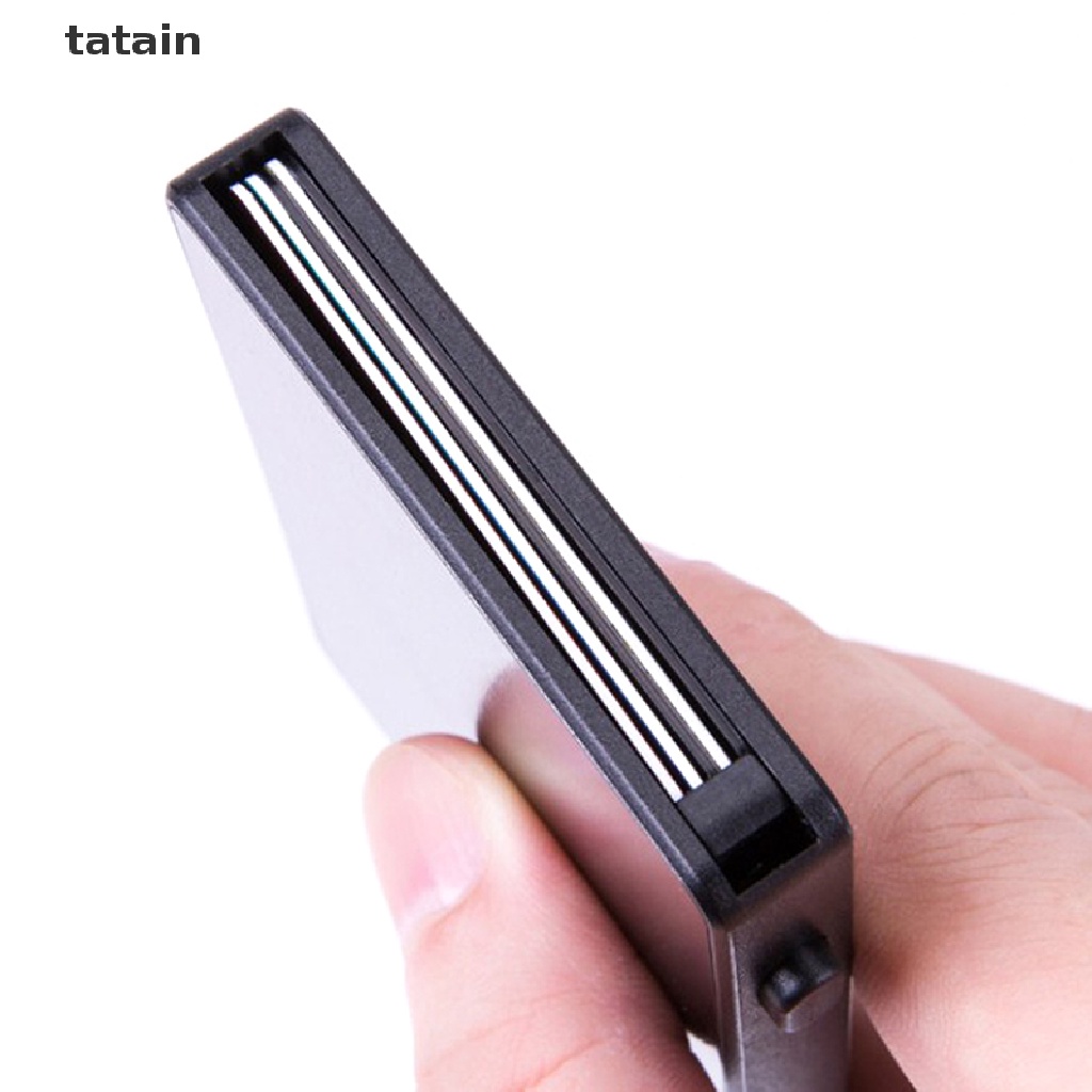 Ví Đựng Thẻ Thông Minh RFID Bằng Nhôm Chống Trộm Có Nút Nhấn Lên