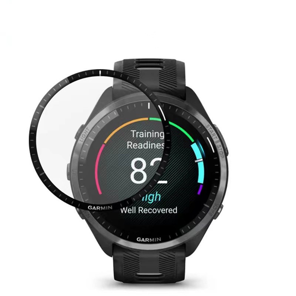 Miếng Dán Màn Hình Viền Cong 3D Siêu Mỏng Cho Garmin Forerunner 965 Kính
