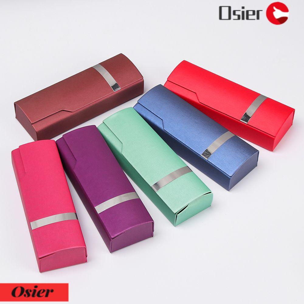Osier1 Hộp Đựng Mắt Kính Bằng Thép Cao Cấp Sáng Tạo Có Dây Ruy Băng Cho Nam Nữ