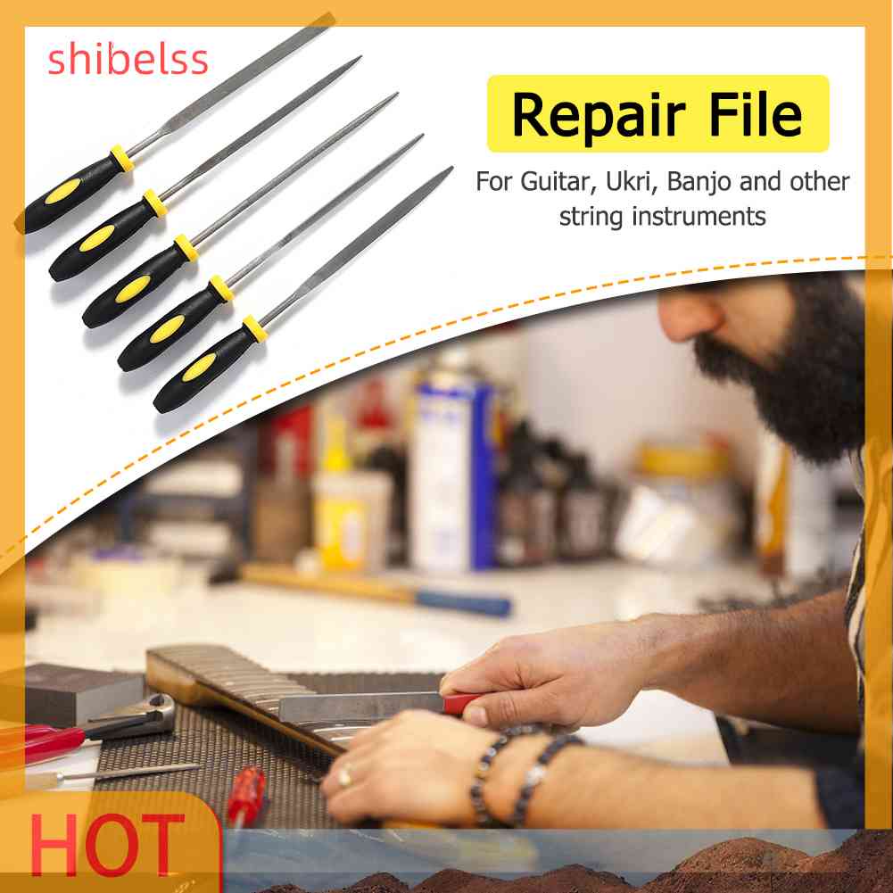 Bộ 5 Dụng Cụ Dũa Phím Đàn Guitar