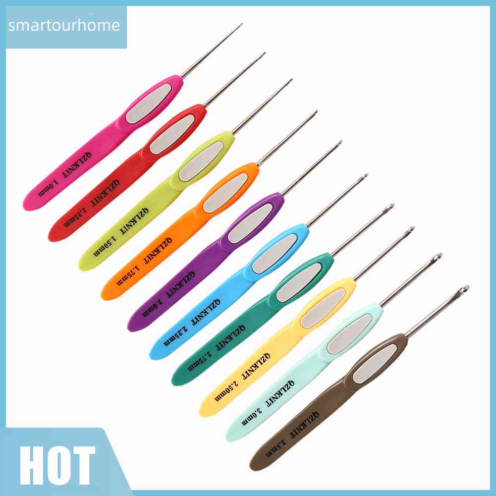 Bộ 10 Kim Móc Len 1.0mm-3.5mm Mới