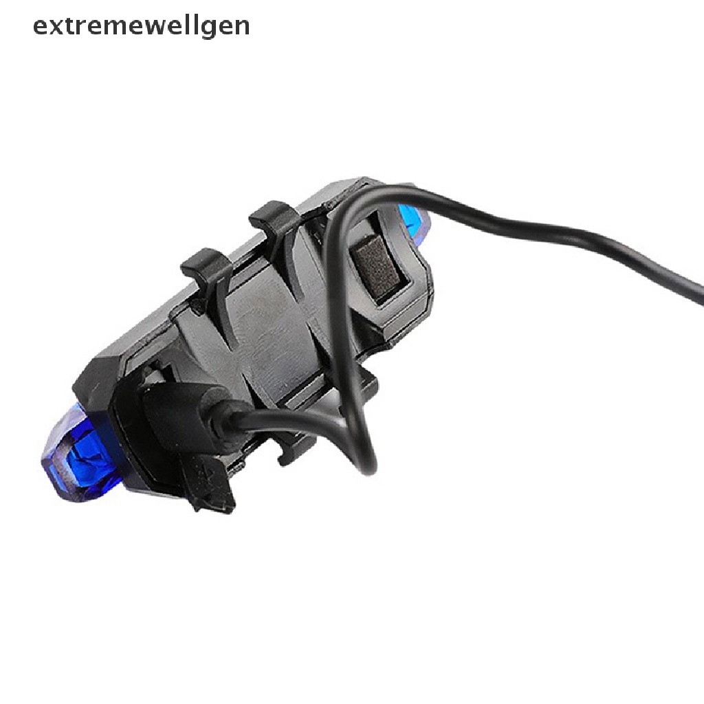 Đèn Cảnh Báo Chống Thấm Nước Sạc USB Cho Xe Đạp Leo Núi