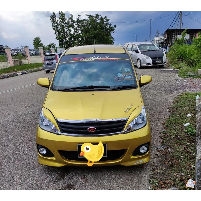 Miếng Dán Màu Đen Trang Trí Kính Chắn Gió Xe Hơi Daihatsu Terios Rocky Taruna Ayla Xenia Ceria Classy Taft Sigra