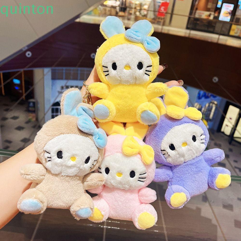 Móc Khóa Thỏ Nhồi Bông Dễ Thương Cho Bé