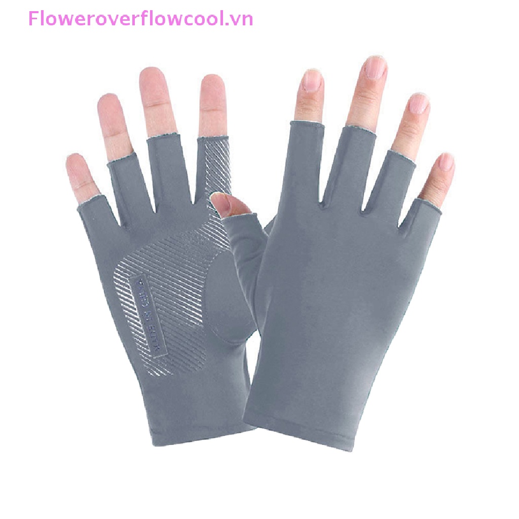 Đôi Găng Tay Lái Xe Thể Thao Chống Trượt Thoáng Khí Có Thể Chạm Màn Hình Cảm Ứng Bảo Vệ Tia Uv