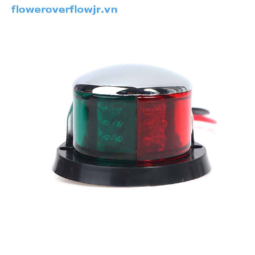 Đèn LED Tín Hiệu 12V Ánh Sáng Đỏ &amp; Xanh Lá Chuyên Dụng Cho Tàu Thuyền