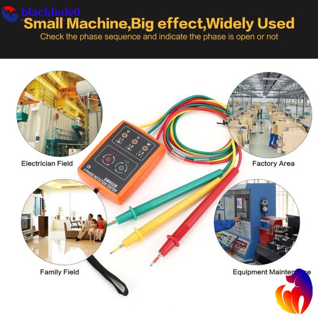 Thiết Bị Kiểm Tra Tần Số Điện Tử 3 Pha Sm852b 60vxefxbdx9e600v Ac