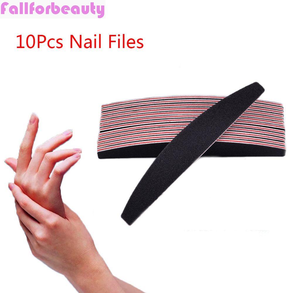 Dụng Cụ Mài Móng Tay Bằng Gel UV Hai Mặt Hình Bán Nguyệt Có Thể Giặt Được