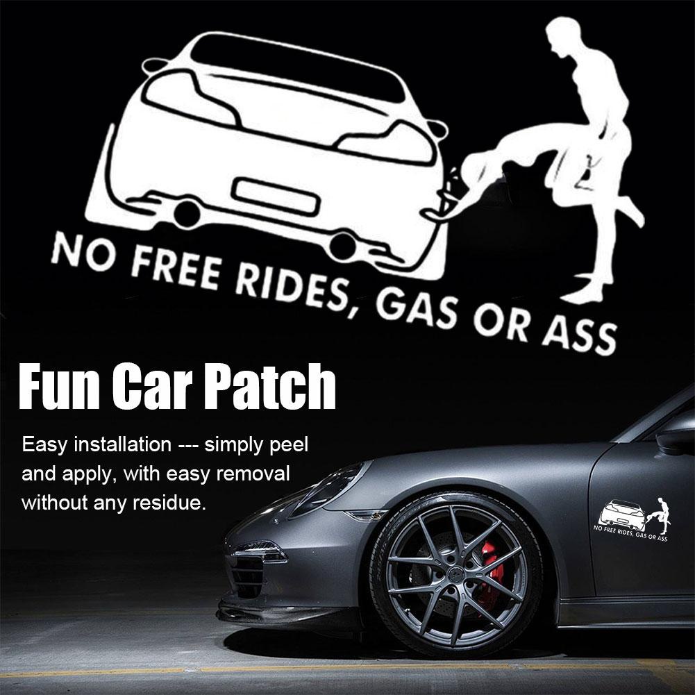 Sticker Phản Quang Chống Thấm Nước Họa Tiết Dễ Thương Dán Trang Trí Kính Chắn Gió Xe Hơi I1O7