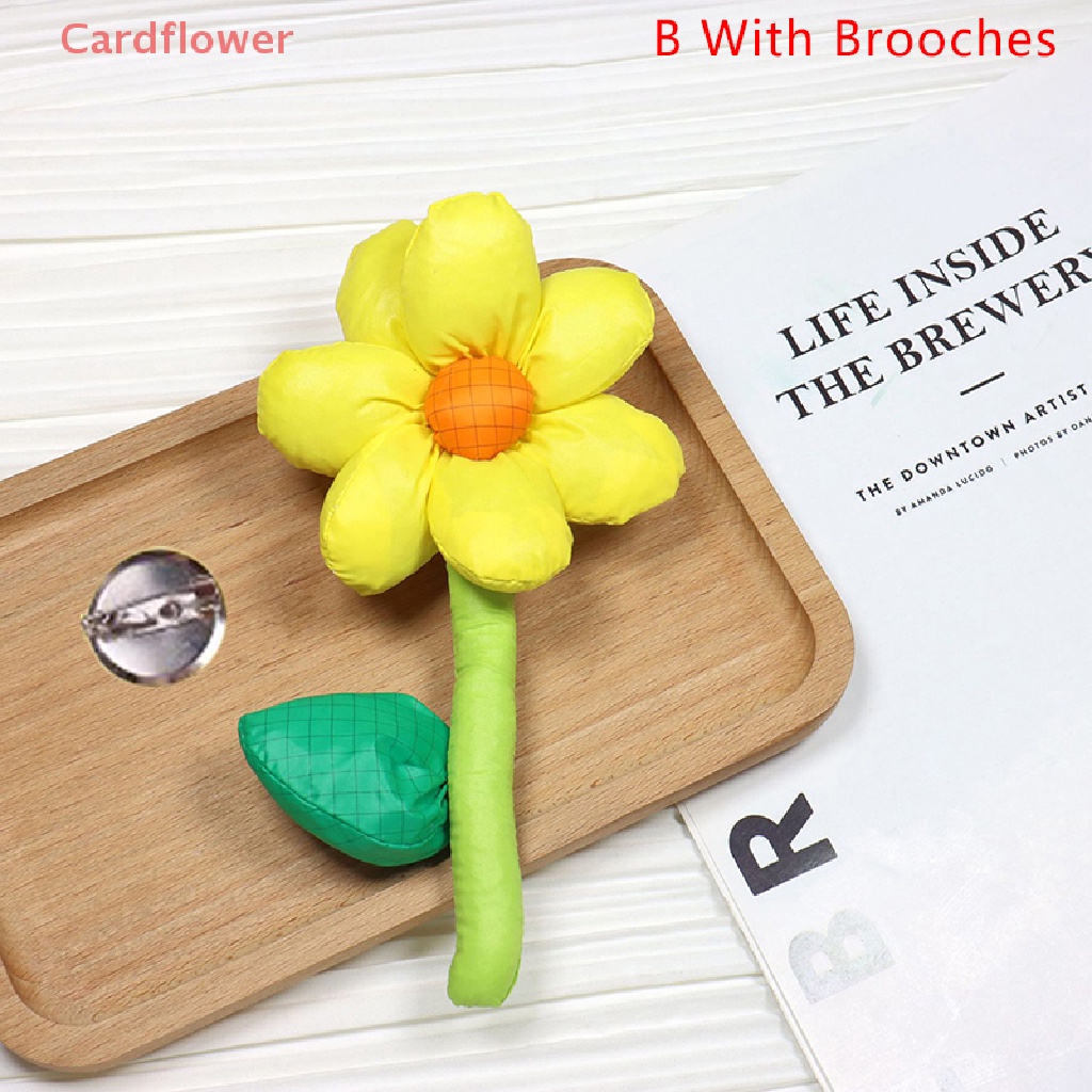 1 Huy Hiệu Hoa Hướng Dương 3D Trang Trí Quần Áo DIY Mới