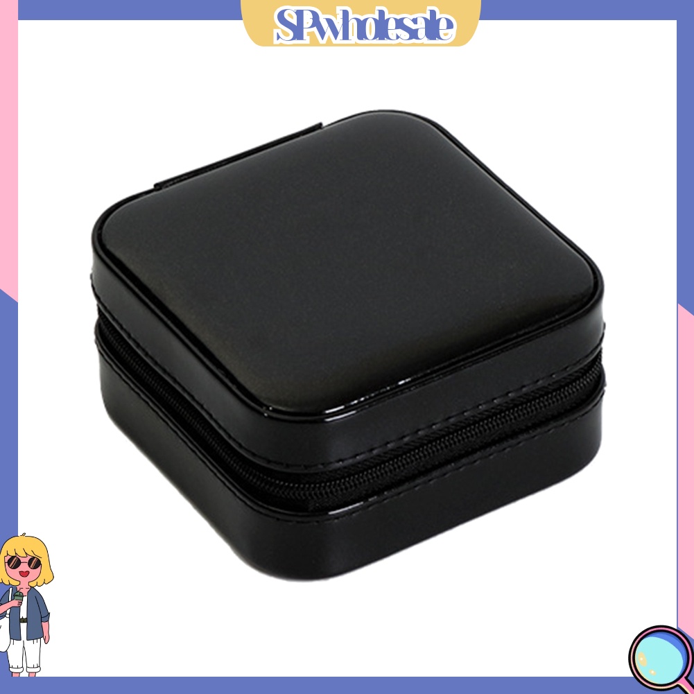 &lt;SPwholesale&gt; Hộp Giả Da Đựng Trang Sức Nhỏ Gọn