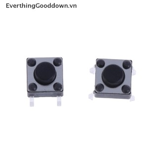 Set 20 Công Tắc Nút Nhấn 4 Chốt 6 * 6 * 5mm