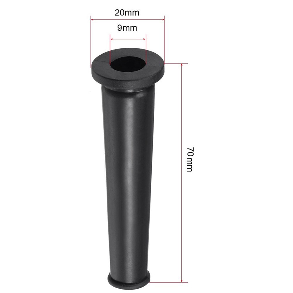 Set 10 Dây Cao Su Đen 9mm Bọc Bảo Vệ Cáp Máy Mài Góc