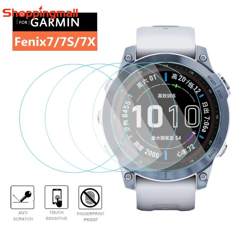 Kính Cường Lực Cao Cấp 9H Chống Trầy Xước Cho Đồng Hồ Thông Minh Garmin Fenix7 7S 7X