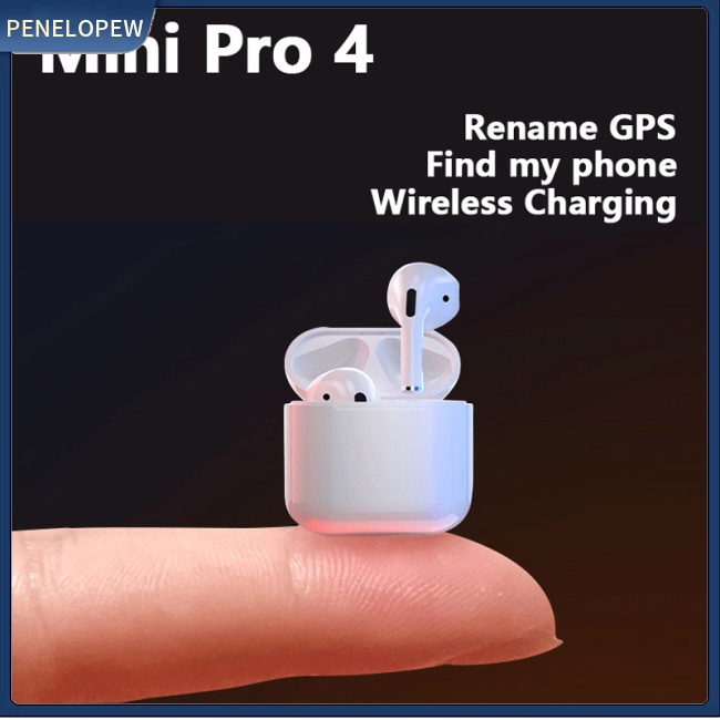 Tai Nghe Bluetooth Không Dây Mini Pro4 Tws Ipx5 Chống Thấm Nước Cho Iphone Pk I12 I11 I9000 Pro4