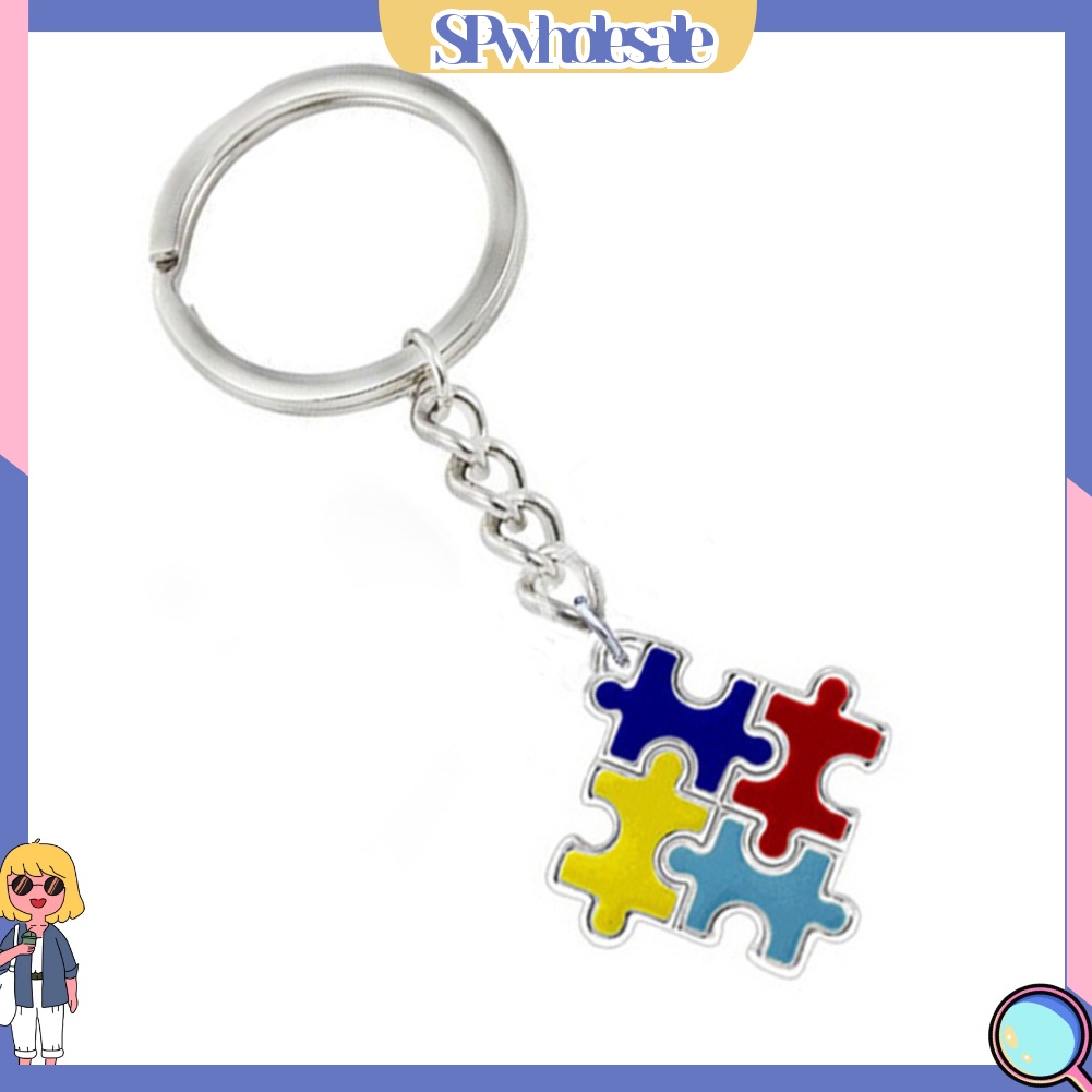 <SPwholesale> Móc Khóa Xe Hơi Đồ Chơi Nhận Thức Tự Kỷ Đầy Màu Sắc Unisex