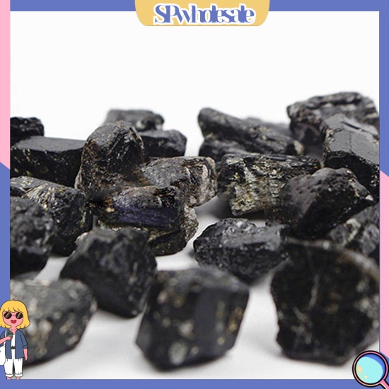&lt;SPwholesale&gt; Túi 100g Đá Tourmaline Đen Tự Nhiên Làm Trang Sức