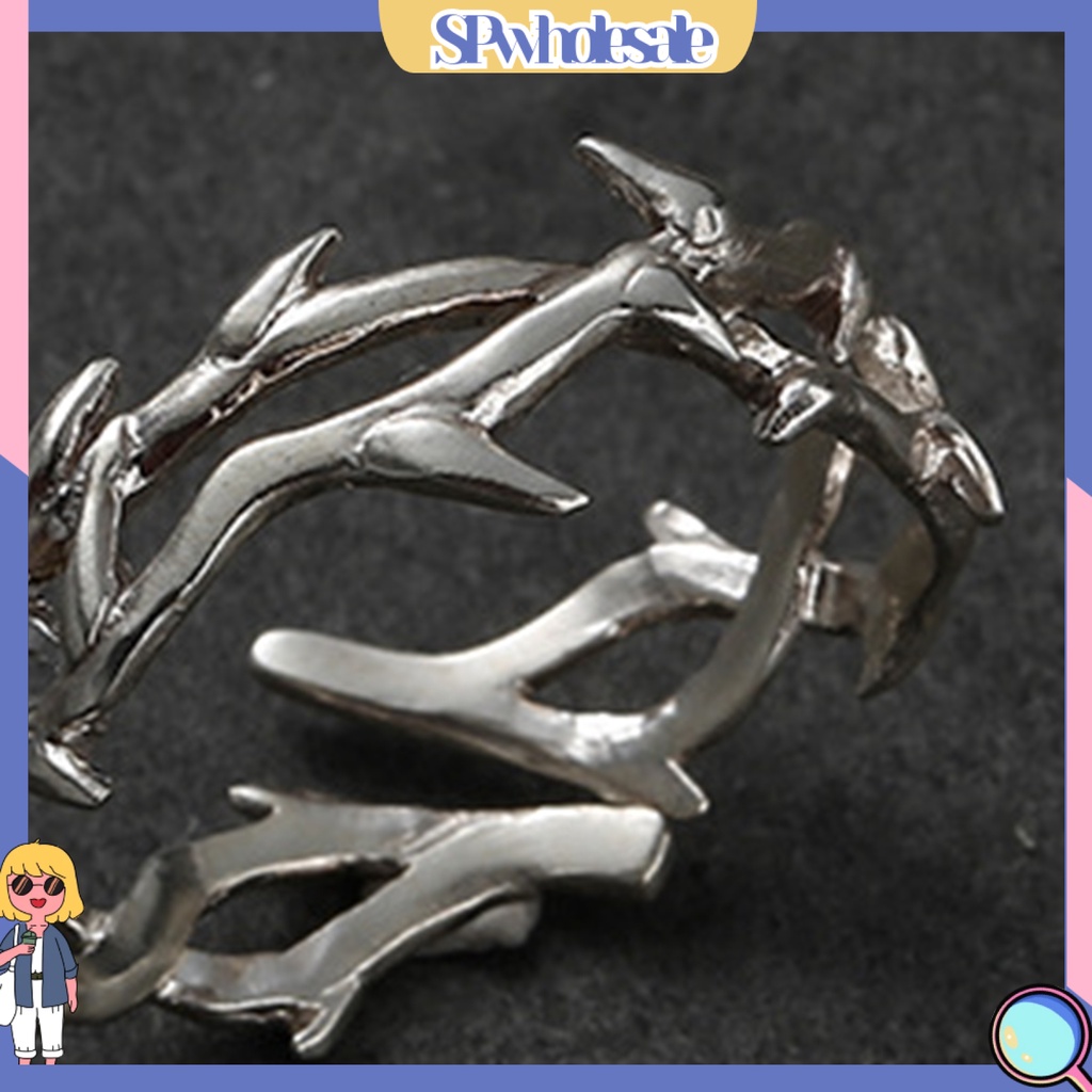 <SPwholesale> Nhẫn Đeo Ngón Tay Phong Cách Punk Hiphop Punk Cổ Điển Có Thể Điều Chỉnh Dành Cho Nam