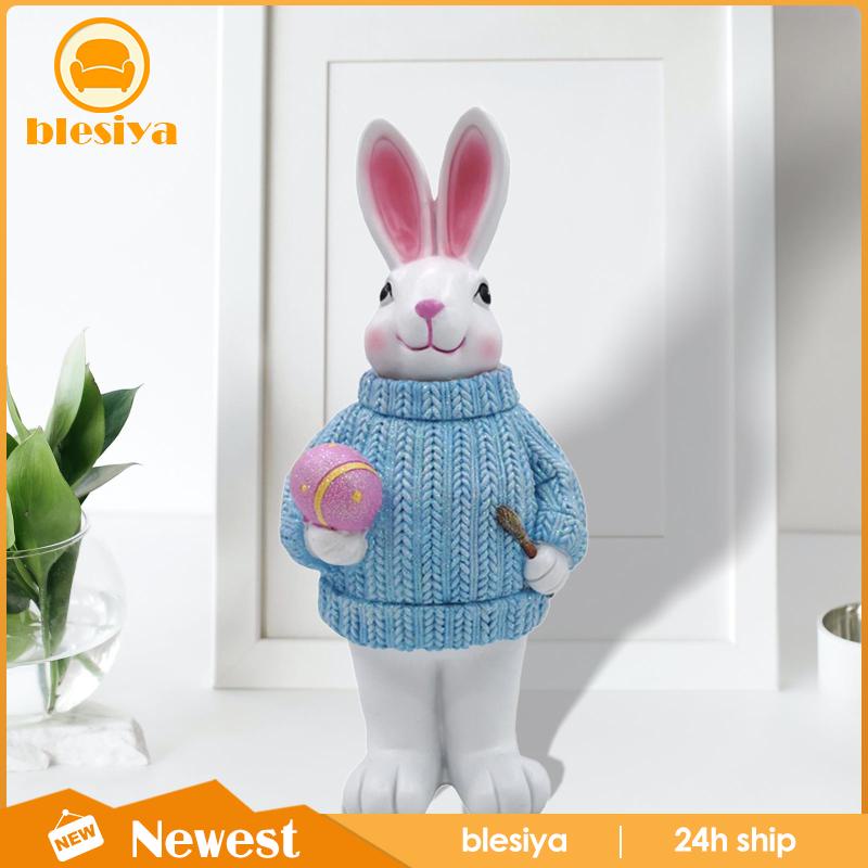 [Blesiya] Tượng Thỏ Để Bàn Trang Trí Phong Cách Retro Năm Mới