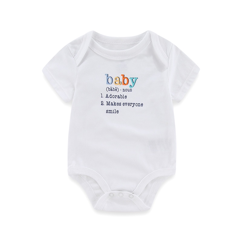 1 Bộ Bodysuit Một Mảnh Vải Cotton Mềm Mại Thời Trang Mùa Hè Cho Bé Sơ Sinh