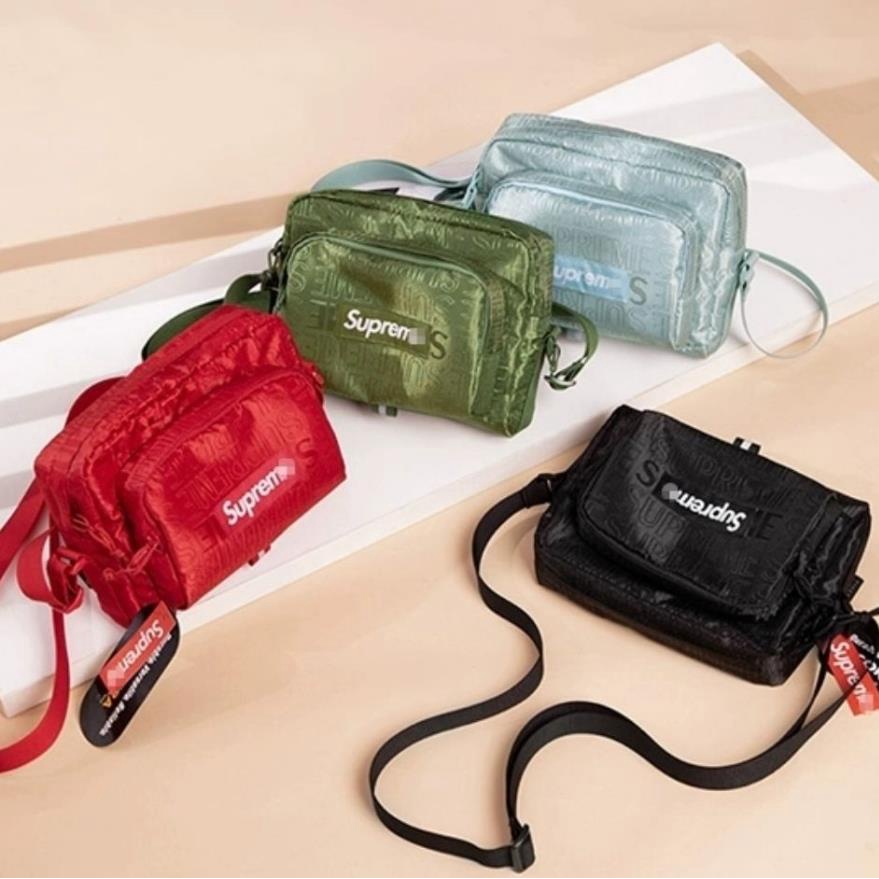 Túi Đeo Chéo Nhỏ In logo Supreme Phản Quang Phong Cách Mới 19ss