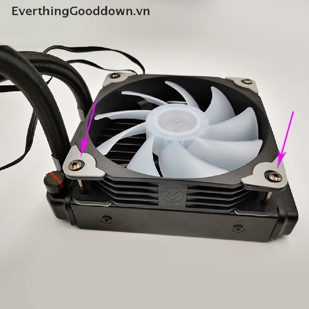 Everthinggooddown 10 Chiếc Quạt Tản Nhiệt Máy Tính Đầu Phẳng Ốc Dài 30mm