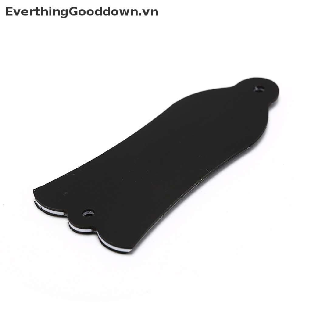 Everthinggooddown Đĩa Bọc Cần Đàn Guitar 2 Lỗ Bằng PVC Màu Đen vn
