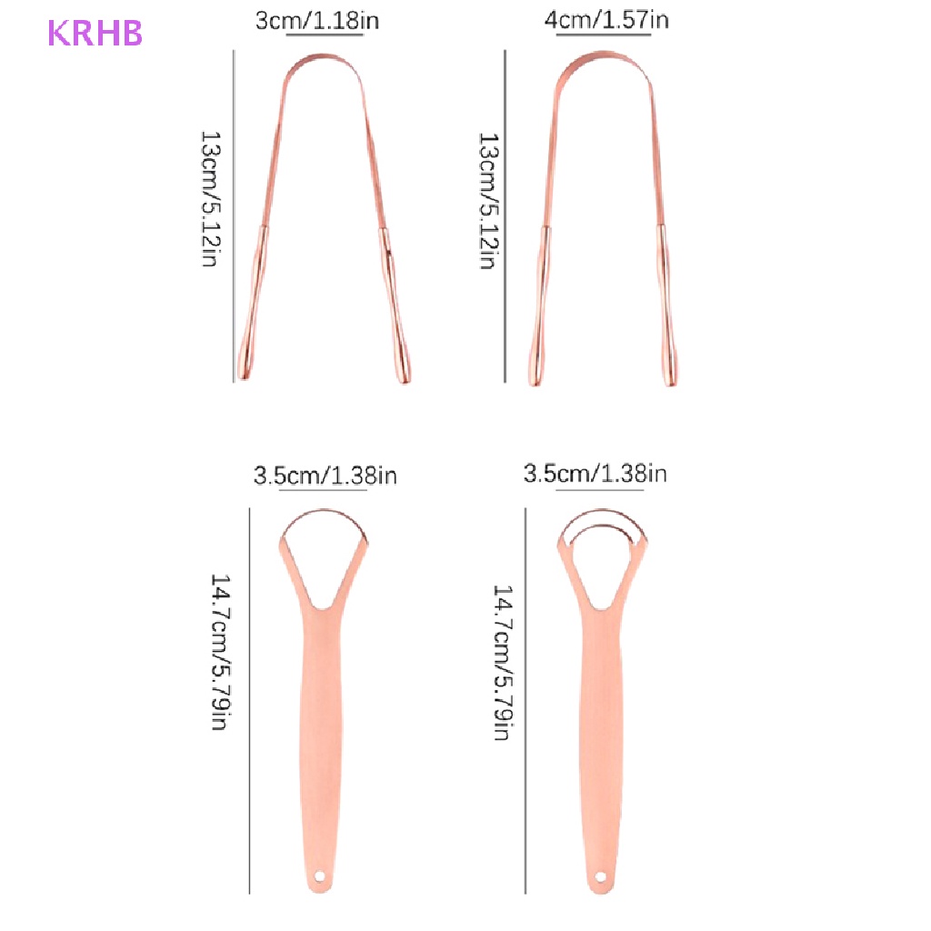 1 Dụng Cụ Nạo Lưỡi Bằng Đồng Làm Sạch Thông Hơi Mới