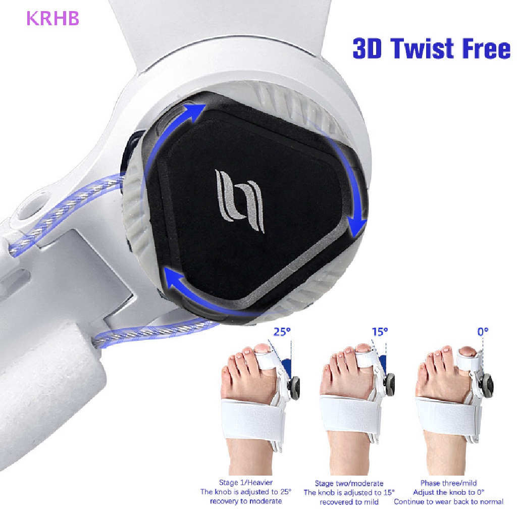 Nẹp Nẹp Định Hình Ngón Chân Cái Giảm Đau KRHB Hallux Mới