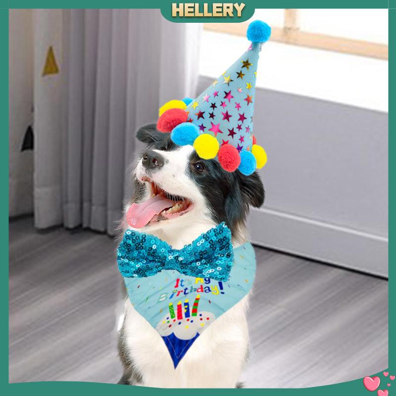 Bộ Trang Phục Sinh Nhật Đính Nơ Xinh Xắn Cho Cún Cưng