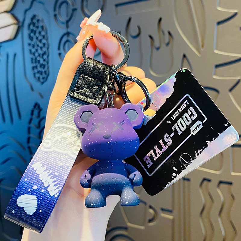 Móc Khoá Phụ Kiện Xe Túi Xách Hình Gấu Hàn Quốc Móc Khóa KOBI