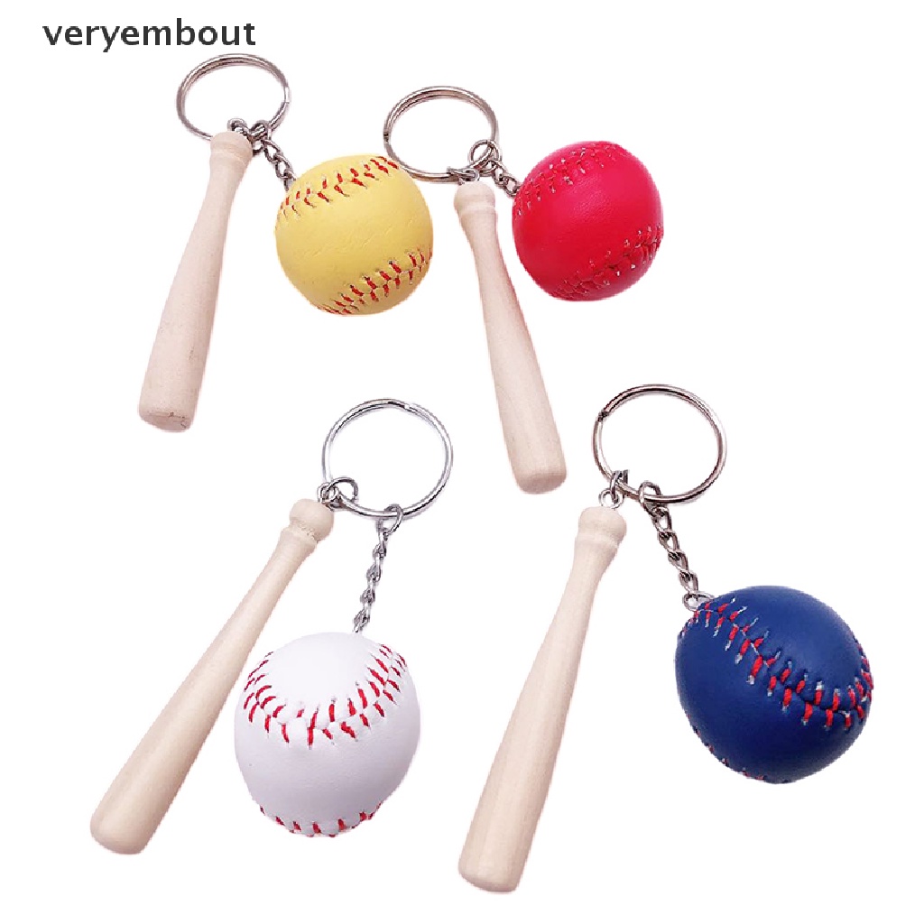Móc Khóa Hình Quả Bóng Chày Mini Dễ Thương Sáng Tạo ut 2023