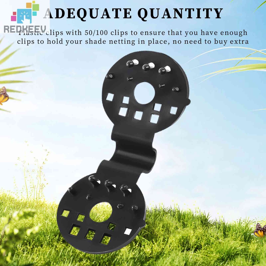 Set 50 / 100 Kẹp Nhựa Chống Chim Phá Hoại Sân Vườn